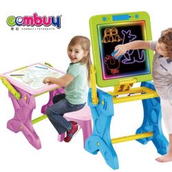 CB836627 CB836628 - 2IN1 fluorescent stand board learning drawing table kids